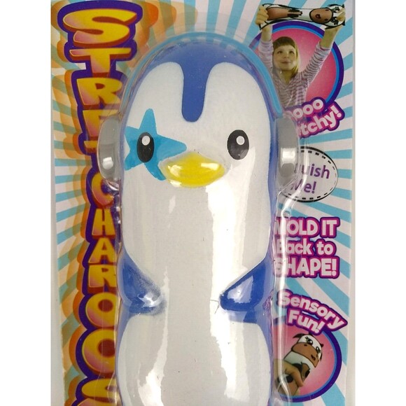 Penguin Squishy Ping Stretcharoos Figure Toy Bettertoyz Squeezable Squish Bird - Picture 1 of 16